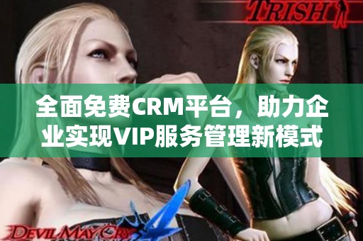 全面免费CRM平台，助力企业实现VIP服务管理新模式