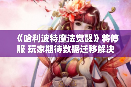 《哈利波特魔法觉醒》将停服 玩家期待数据迁移解决方案