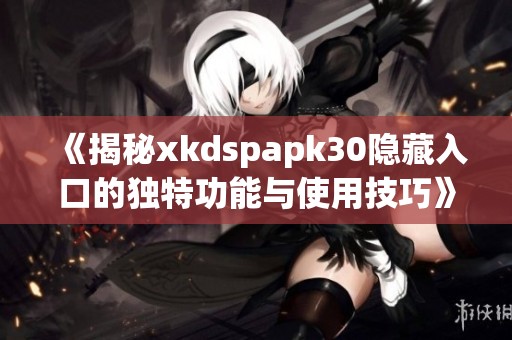 《揭秘xkdspapk30隐藏入口的独特功能与使用技巧》