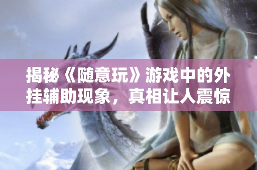 揭秘《随意玩》游戏中的外挂辅助现象，真相让人震惊