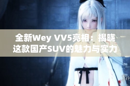 全新Wey VV5亮相：揭晓这款国产SUV的魅力与实力