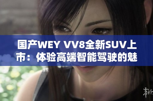 国产WEY VV8全新SUV上市：体验高端智能驾驶的魅力