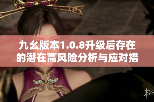 九幺版本1.0.8升级后存在的潜在高风险分析与应对措施