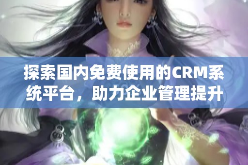 探索国内免费使用的CRM系统平台，助力企业管理提升