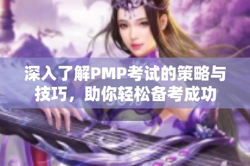 深入了解PMP考试的策略与技巧，助你轻松备考成功