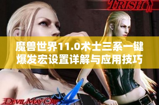 魔兽世界11.0术士三系一键爆发宏设置详解与应用技巧