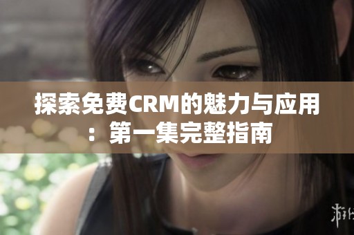 探索免费CRM的魅力与应用：第一集完整指南