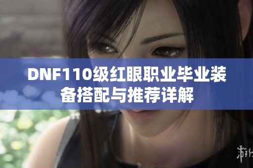 DNF110级红眼职业毕业装备搭配与推荐详解