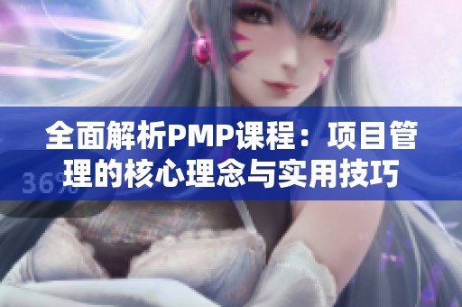 全面解析PMP课程：项目管理的核心理念与实用技巧