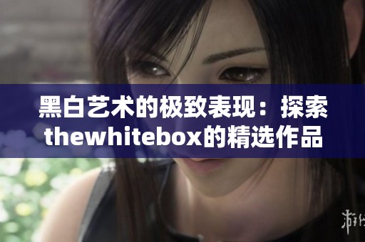 黑白艺术的极致表现：探索thewhitebox的精选作品