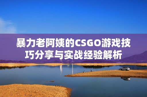 暴力老阿姨的CSGO游戏技巧分享与实战经验解析