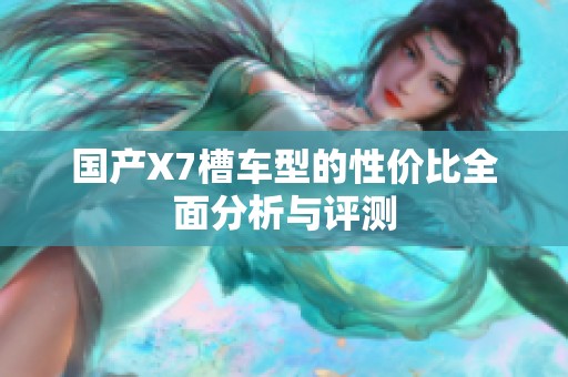 国产X7槽车型的性价比全面分析与评测