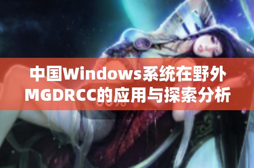 中国Windows系统在野外MGDRCC的应用与探索分析