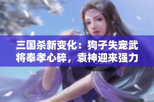 三国杀新变化：狗子失宠武将奉孝心碎，袁神迎来强力搭档