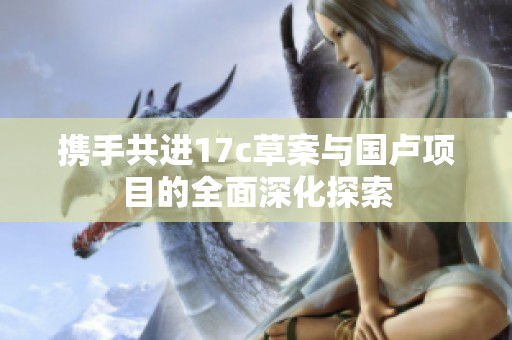 携手共进17c草案与国卢项目的全面深化探索