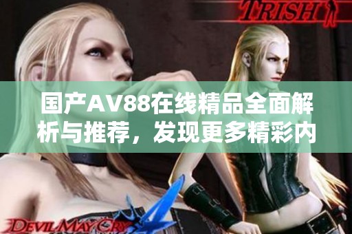 国产AV88在线精品全面解析与推荐，发现更多精彩内容