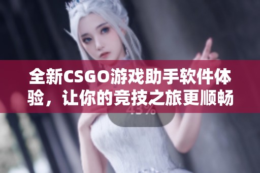 全新CSGO游戏助手软件体验，让你的竞技之旅更顺畅