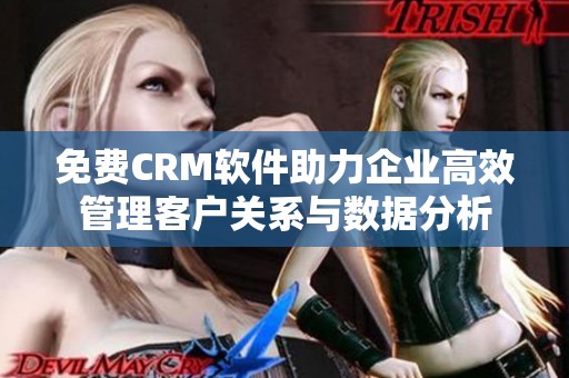 免费CRM软件助力企业高效管理客户关系与数据分析