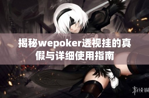 揭秘wepoker透视挂的真假与详细使用指南