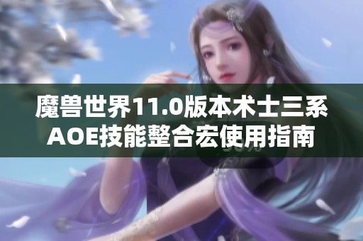 魔兽世界11.0版本术士三系AOE技能整合宏使用指南