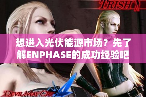 想进入光伏能源市场？先了解ENPHASE的成功经验吧