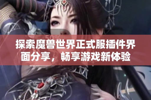 探索魔兽世界正式服插件界面分享，畅享游戏新体验