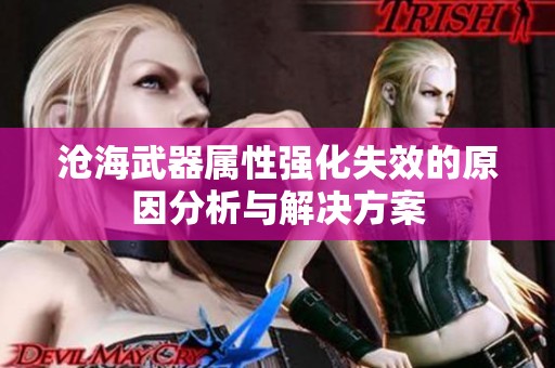 沧海武器属性强化失效的原因分析与解决方案