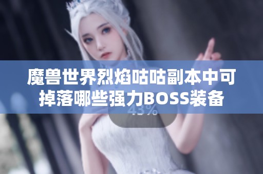 魔兽世界烈焰咕咕副本中可掉落哪些强力BOSS装备