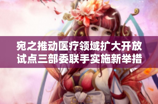 宛之推动医疗领域扩大开放试点三部委联手实施新举措