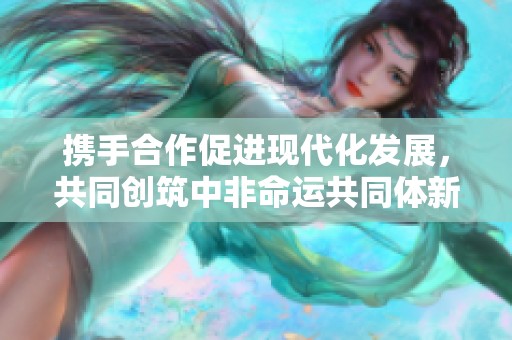 携手合作促进现代化发展，共同创筑中非命运共同体新篇章